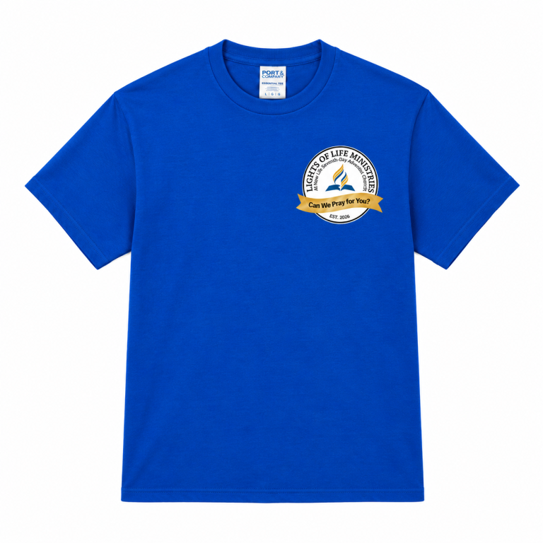 Lights Of Life Ministries Shirt in Blue Look