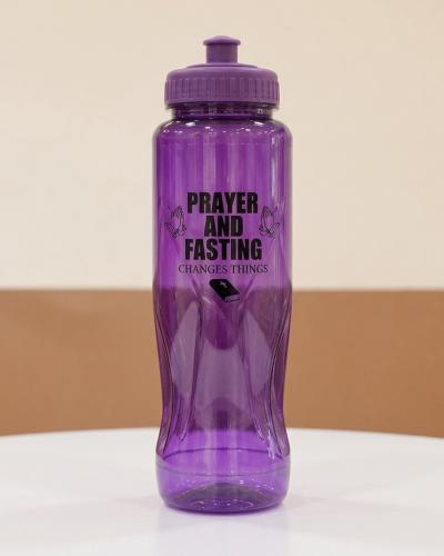 Lights Of Life Ministries Water Bottle in Purple Look