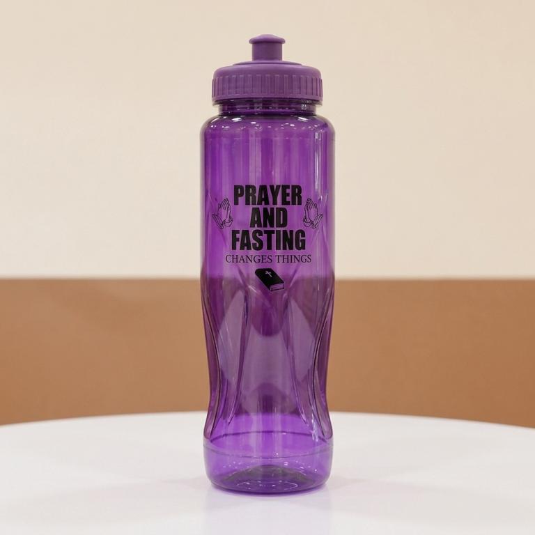 Lights Of Life Ministries Water Bottle in Purple Look